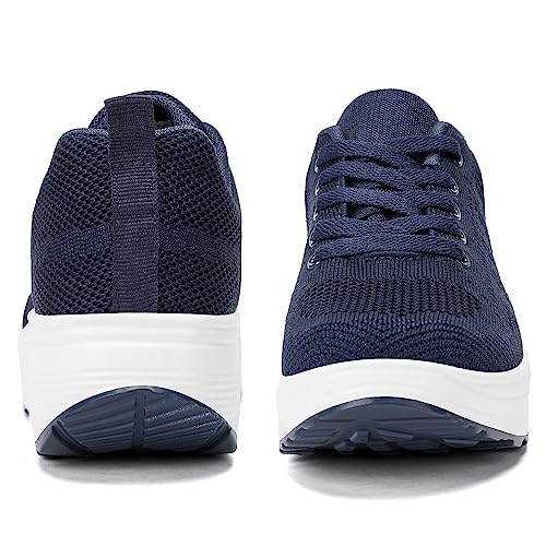 Ahico Zapatillas Adelgazar Mujer Deportivas Balance Zapatos para Correr Ligero Calzado Deportivo Transpirable Gimnasio Fitness Casual Sneakers