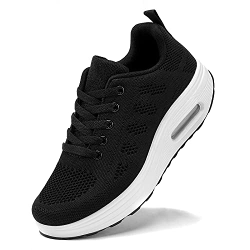 Ahico Zapatillas Adelgazar Mujer Deportivas Balance Zapatos para Correr Ligero Calzado Deportivo Transpirable Gimnasio Fitness Casual Sneakers