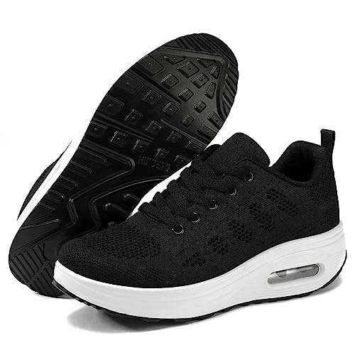 Ahico Zapatillas Adelgazar Mujer Deportivas Balance Zapatos para Correr Ligero Calzado Deportivo Transpirable Gimnasio Fitness Casual Sneakers