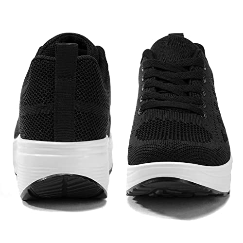 Ahico Zapatillas Adelgazar Mujer Deportivas Balance Zapatos para Correr Ligero Calzado Deportivo Transpirable Gimnasio Fitness Casual Sneakers