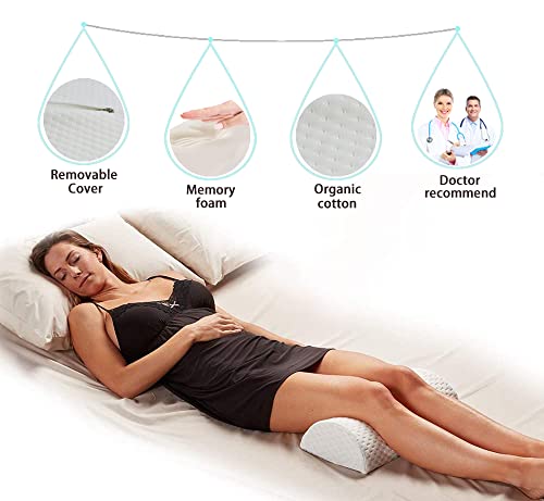 AIWITHPM Almohada piernas Dormir , Largo Almohada para Dormir de Lado , Almohada viscoelastica , Adecuado para Almohada para el Cuello , Almohada Lumbar , Almohada para la Rodilla