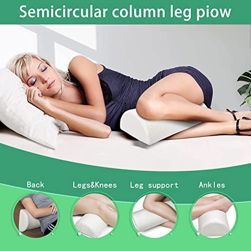 AIWITHPM Almohada piernas Dormir , Largo Almohada para Dormir de Lado , Almohada viscoelastica , Adecuado para Almohada para el Cuello , Almohada Lumbar , Almohada para la Rodilla