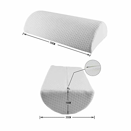 AIWITHPM Almohada piernas Dormir , Largo Almohada para Dormir de Lado , Almohada viscoelastica , Adecuado para Almohada para el Cuello , Almohada Lumbar , Almohada para la Rodilla