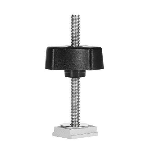 Akozon Abrazadera de Sujeción Rápida de Metal para T-ranura 8 mm para T-Slot T-Track Woodworking Tool(Todo el juego)