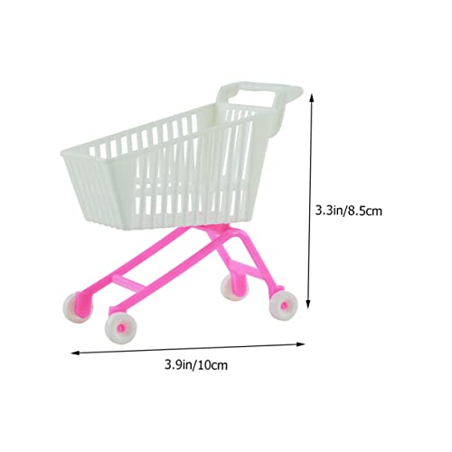 Alasum 30 Piezas Carrito De Compras con Ruedas Carros De Compras para Comestibles Pequeño Carrito De Compras Carrito De Compras De Juguete Mini El Plastico Niño Pequeña Camión Mezclador