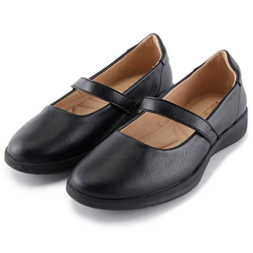 Alexis Leroy Mocasines para Mujer Loafers Casual Zapatos de Conducción Cómodos Bailarinas Mujer Negro 37 EU / 4 UK