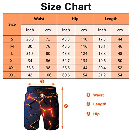 ALISISTER Bañadores Hombre Personalizado 3D Geometría Diseño Secado Rápido Pantalones Cortos Verano Surf Playa Swim Shorts XL