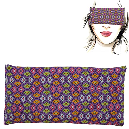 Almohada para los ojos "Spirit" | Semillas de Lavanda y arroz | Yoga, Meditación, Relajación, descanso de ojos.