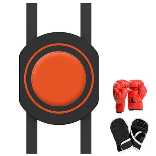 Almohadilla de Boxeo de Pared para niños Saco de Boxeo montado en la Pared MMA Muay Thai Saco de Boxeo de Espuma Cuadrado Almohadilla de Lucha Escudo de Patada con 2 Pares de Guantes,A,1