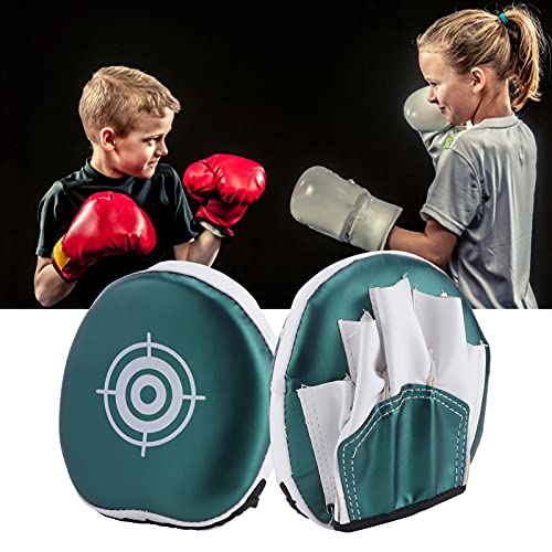 Almohadillas de Entrenamiento de Boxeo, Cómodas de Usar, Guantes Curvos de Boxeo Más Duraderos para el Boxeo Infantil, Taekwondo, Lucha Y Entrenamiento de Sanda.(Verde)