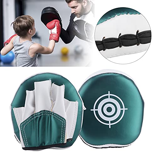 Almohadillas de Entrenamiento de Boxeo, Cómodas de Usar, Guantes Curvos de Boxeo Más Duraderos para el Boxeo Infantil, Taekwondo, Lucha Y Entrenamiento de Sanda.(Verde)