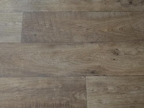 Alpha-Tex Pavimento de PVC Suelo de vinilo por metro en estilo de madera expresiva, Cortar a medida (2m de ancho, 15m de largo)