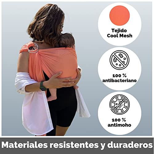 Amarsupiel | Bandolera Portabebés de Agua | Bandolera de Agua Bebé | Secado Ultra Rápido | Portabebé Ergonómico | Certificado OEKOTEX | Fabricado en lEspaña |