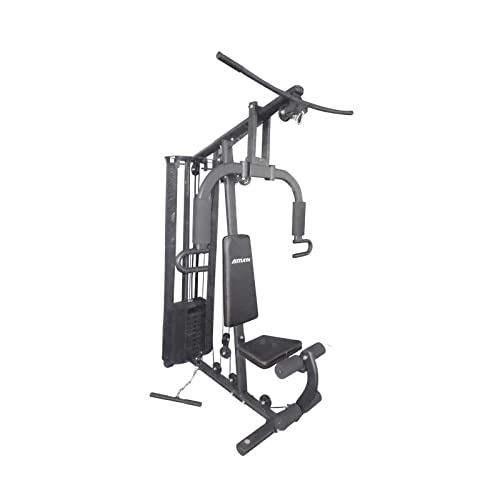 AMAYA SPORT - Multiestación Ajustable para Entrenamiento Funcional en Casa, Máquina de Musculación Compacta y Resistente, Placas de 100 Libras