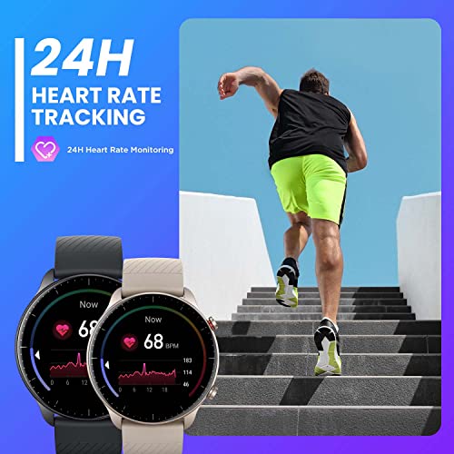 Amazfit GTR 2 - Smartwatch con llamada Bluetooth 90 + Modos Deportivos, Rastreador de Actividad, Frecuencia Cardíaca, Monitor SpO2, Almacenamiento de Música 3 GB, Alexa Incorporado [2022 New Versión]