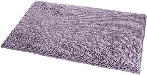 Amazon Basics - Alfombrilla de baño, antideslizante, de microfibra, 53.34 x 86.36 cm, Lavanda