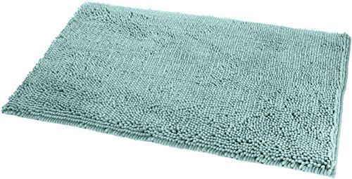 Amazon Basics Alfombrilla de baño, antideslizante, de microfibra, Verde espuma de mar, 86.36 cm x 53.34 cm