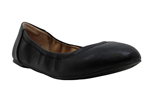 Amazon Essentials Bailarinas Belice Mujer, Negro Cuero de Imitación, 39 EU