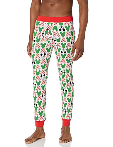 Amazon Essentials Disney Conjuntos de Pijama Ceñidos de Algodón Hombre, Mickey Holiday - Mens Snug-fit, XS