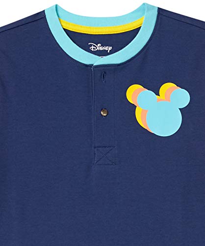 Amazon Essentials Disney | Marvel | Star Wars Camisetas Henley de Manga Corta (Previamente Spotted Zebra) Niño, Pack de 2, Mickey Variado, 5 años