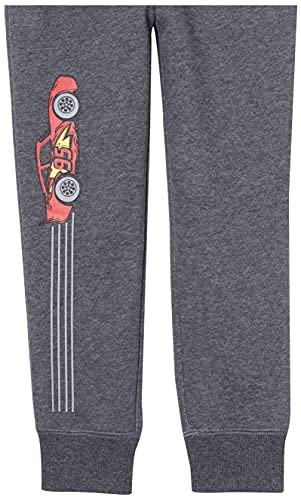 Amazon Essentials Disney | Marvel | Star Wars Pantalones Deportivos de Felpa (Anteriormente Spotted Zebra) Niño, Pack de 2, Lightning Mcqueen, 9 años