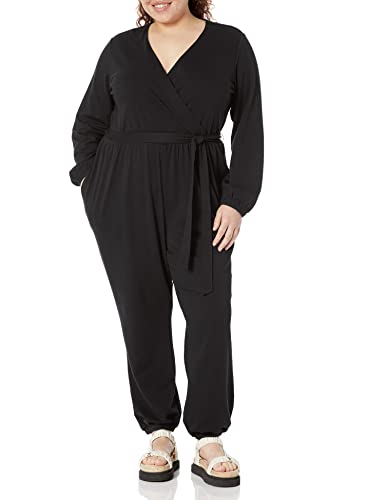 Amazon Essentials Mono Sobrepelliz de Punto (Disponible en Tallas Grandes) Mujer, Negro, XS