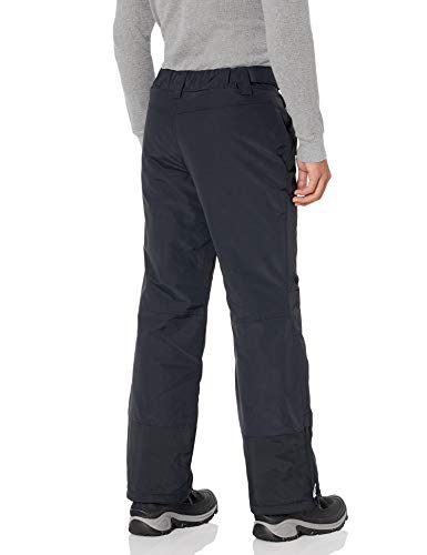 Amazon Essentials Pantalón para la Nieve Aislante y Resistente al Agua Hombre, Negro, M