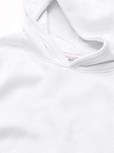 Amazon Essentials Sudadera con Capucha Niña, Blanco, 4 años