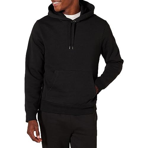 Amazon Essentials Sudadera de Forro Polar con Capucha (Disponible en Tallas Grandes y Largos Especiales) Hombre, Negro Mezcla, L