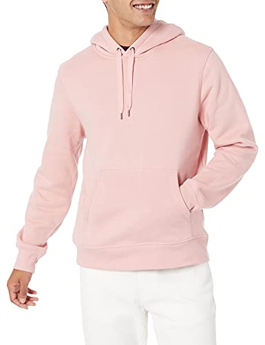 Amazon Essentials Sudadera de Forro Polar con Capucha (Disponible en Tallas Grandes y Largos Especiales) Hombre, Rosa, L