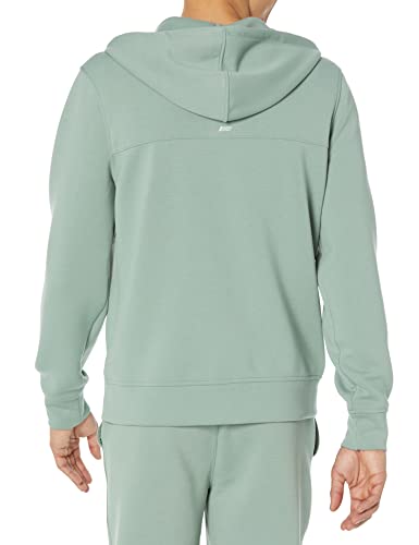 Amazon Essentials Sudadera Deportiva con Capucha y Cremallera (disponible en talla grandes y largos especiales) Hombre, Verde Salvia, 5XL Grande