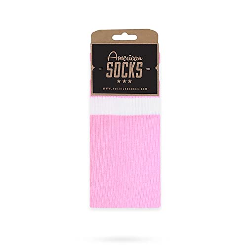 American Socks Bubblegum - Mid High - Calcetines de deporte para hombre y mujer, Calcetines de Crossfit, Calcetines de Padel, Calcetines de Running, Calcetines de Ciclismo y Skate