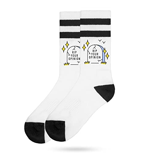 American Socks Rip your opinion - Mid High - Calcetines de deporte para hombre y mujer, Calcetines de Crossfit, Calcetines de Padel, Calcetines de Running, Calcetines de Ciclismo, Bici y Skate