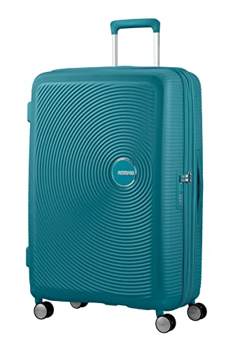 American Tourister Soundbox - Spinner Large Expandable Maleta, 77 cm, 110 Liters, Verde (Jade Green)