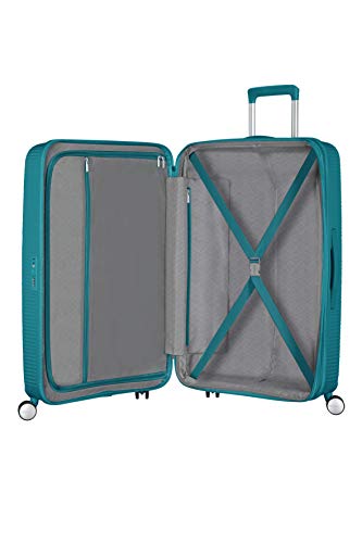 American Tourister Soundbox - Spinner Large Expandable Maleta, 77 cm, 110 Liters, Verde (Jade Green)