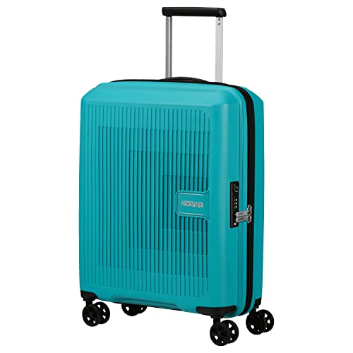 AMERICAN TOURISTER Spinner EXP TSA Aero Step Turquoise Tonic 55 Unisex Adultos