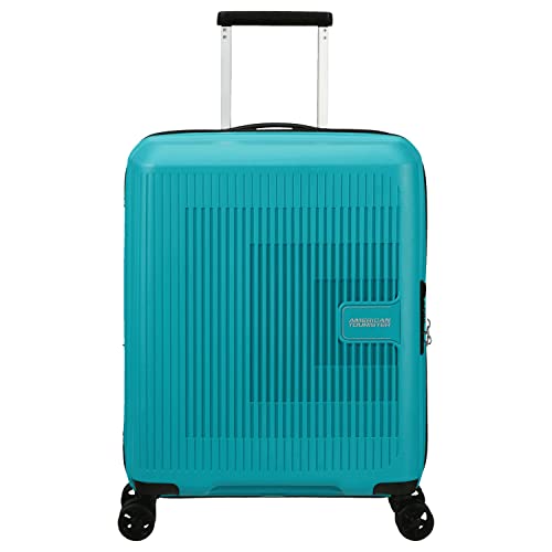 AMERICAN TOURISTER Spinner EXP TSA Aero Step Turquoise Tonic 55 Unisex Adultos