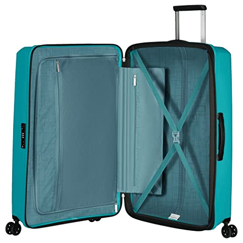 AMERICAN TOURISTER Spinner EXP TSA Aero Step Turquoise Tonic 67 Unisex Adultos