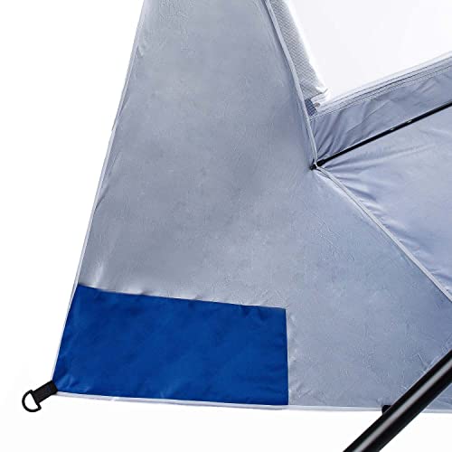 Amiaire Sombrilla de playa - Sombrilla de playa de 180 cm diámetro– 3 Posiciones - Protección UV, antiviento y transpirable de aluminio- Incluye Bolsa de viaje.