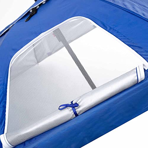 Amiaire Sombrilla de playa - Sombrilla de playa de 180 cm diámetro– 3 Posiciones - Protección UV, antiviento y transpirable de aluminio- Incluye Bolsa de viaje.