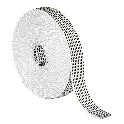 Amig - Cinta para Recogedor de Persianas Enrrollables | Cuerda de Repuesto para Carrete de Toque Suave y Rígido | Resiste Rayos UV y Abrasión | 20 mm x 6 m