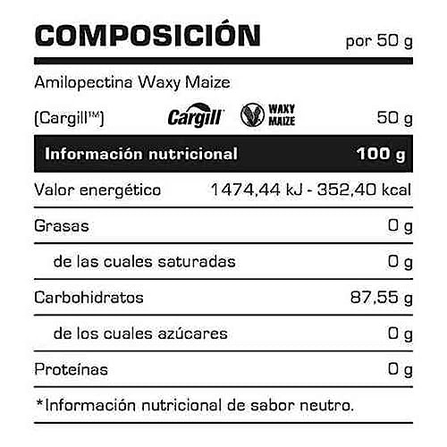 Amilopectina AMYLOPECTIN 2 Kg NEUTRO - Suplementos Alimentación y Suplementos Deportivos - Vitobest