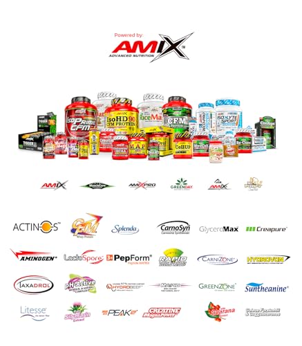 AMIX - Complemento Alimenticio WAXYGO! - Proteína en Polvo para Ganar Masa Muscular - Fórmula con Hidratos de Carbono - Recuperador Muscular - Sabor Frutas del Bosque - Bote de 2kg