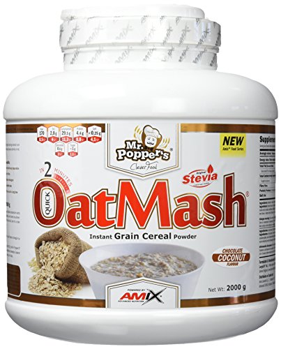 AMIX - OatMash en Formato de 2 kilos - Gran Aporte Nutritivo y Saciante - Mejora el Rendimiento Deportivo - Sabor a Coco-Chocolate