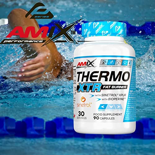 Amix - Performance Termo Xtr Burner - Suplemento Alimenticio - Mejora el Rendimiento - Para Deportes de Fondo y Resistencia - Nutrición Deportiva - Contiene 90 Cápsulas