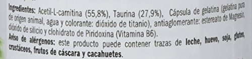 AMIX - Suplemento Deportivo - CarniLine ALC con taurina y Vitamina B6 en Formato de 120 Cápsulas - Activa el Metabolismo - Mejora el Rendimiento Muscular