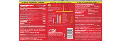 Amix - X-Fat Thermogenic Fat Burner - Suplemento Alimenticio - Quemador de Grasa - Con 7 Ingredientes de Alta Potencia - Nutrición Deportiva - Contiene 90 Cápsulas