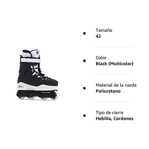 Anarchy Skates Revolution II Patines, Adultos Unisex, Black (Multicolor), 38