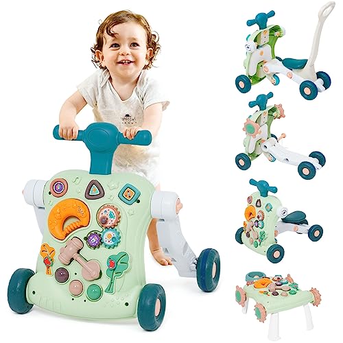 Andador 6 en 1 Caminador Bebe Centro de Actividades para Bebés Andador evolutivo con luz y música