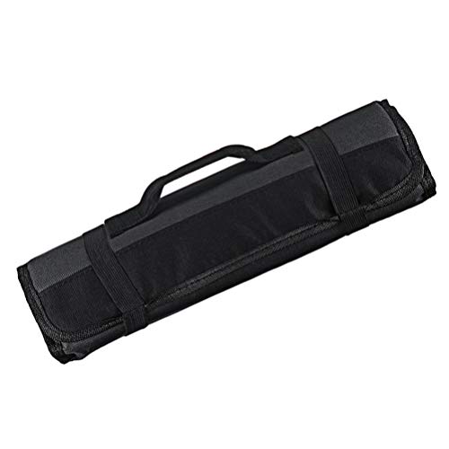 Angoily Bolsa para Cuchillos de Chef 22 Ranuras para Utensilios de Cocina Cuchillo Oxford Bolsa para Envolver Tela Cartera Portable para Cuchillos Bolsa de Rollo para Tienda en Casa Al